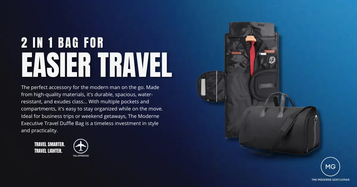 Moderne gentleman duffle deals bag