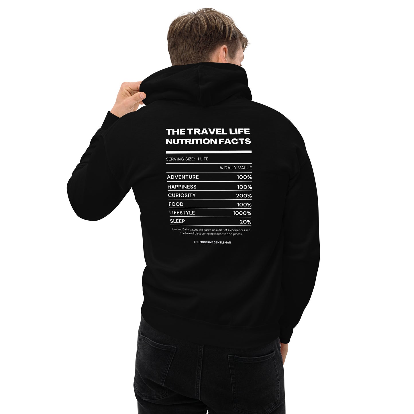 The Travel Life Nutrition Facts Hoodie - 🎟️ 50 entries