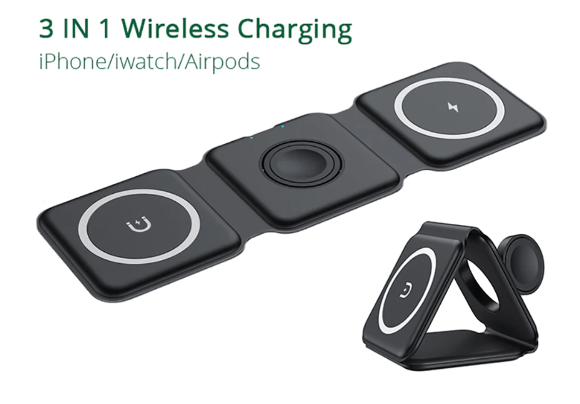 3 in 1 Foldable Magnetic Wireless Charger - 🎟️ 40 entries